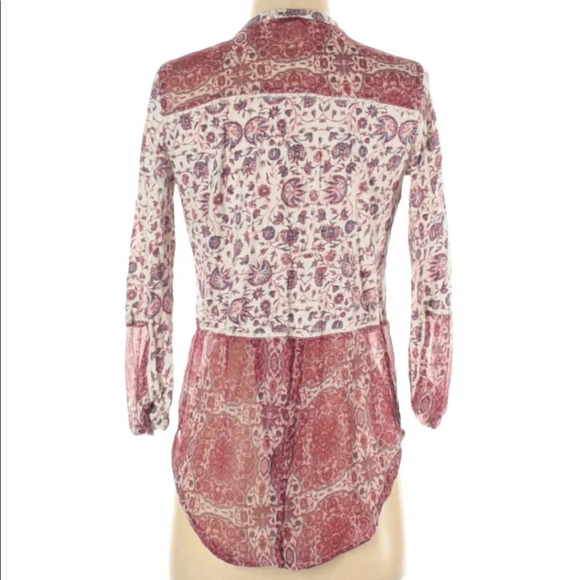 Lucky Brand Tops - Lucky Brand Boho Western Style Blouse size XS